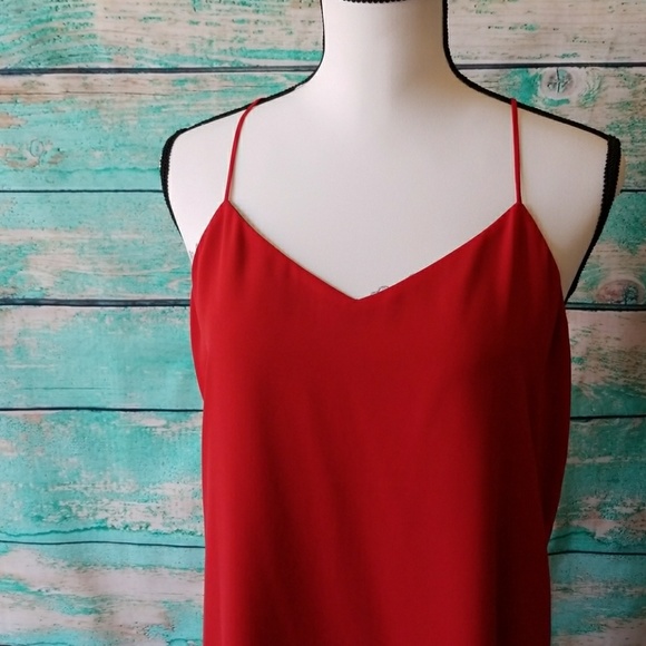 Express Tops - EXPRESS Reversible Tank Red/Black